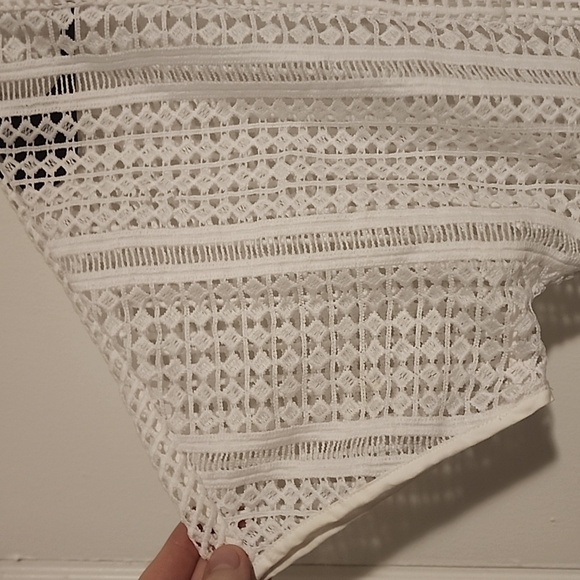 Armani Exchange White Mesh Dress - Picture 4 of 5